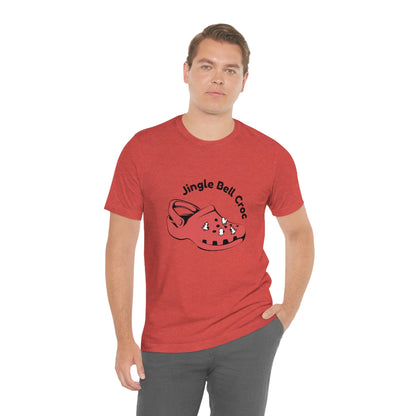 Jingle bell croc - Funny Christmas - Unisex Short Sleeve Tee - CrazyTomTShirts