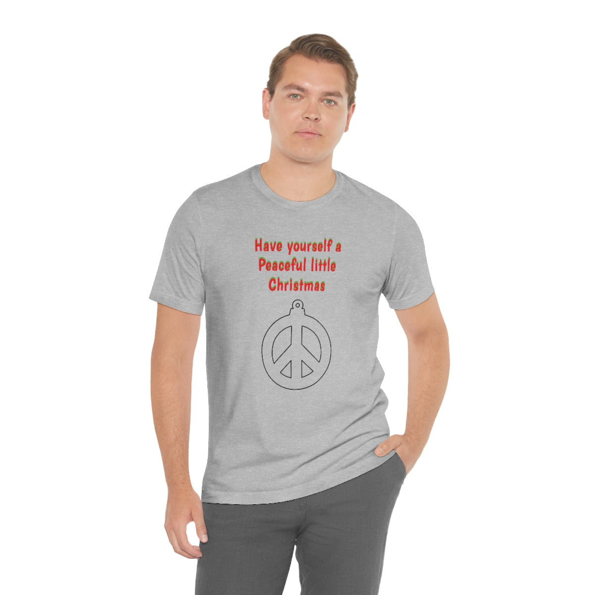 Have yourself a peaceful little Christmas - Unisex Jersey Short Sleeve Tee