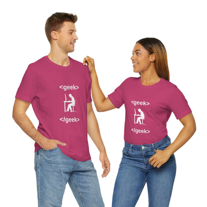 Geek code - Funny Tech - Unisex Short Sleeve Tee