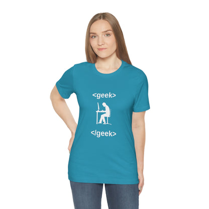 Geek code - Funny Tech - Unisex Short Sleeve Tee