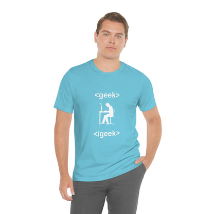 Geek code - Funny Tech - Unisex Short Sleeve Tee