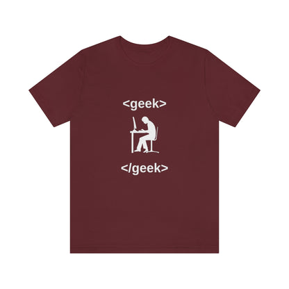 Geek code - Funny Tech - Unisex Short Sleeve Tee