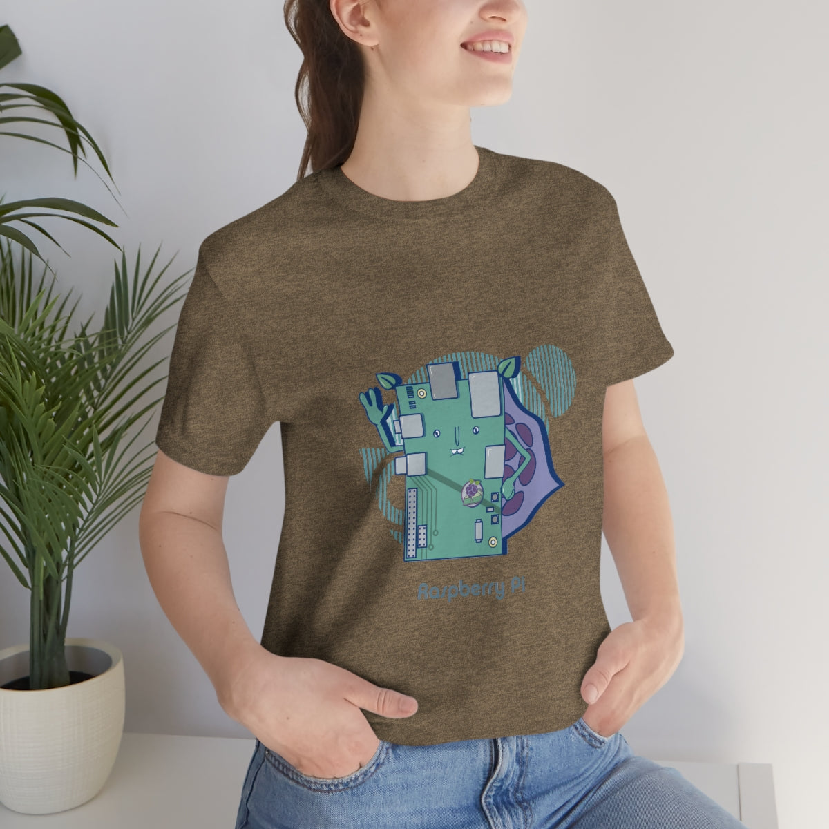 Raspberry pi - Funny Tech - Unisex Short Sleeve Tee