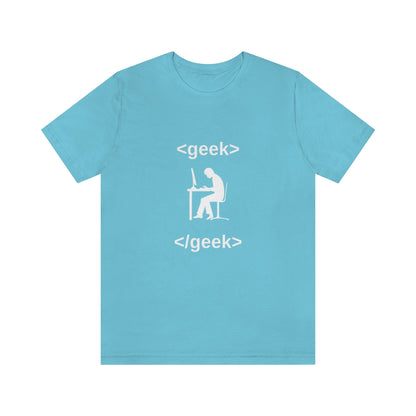 Geek code - Funny Tech - Unisex Short Sleeve Tee