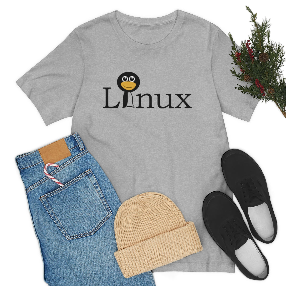 Linux - Funny Tech pinguin - Unisex Short Sleeve Tee