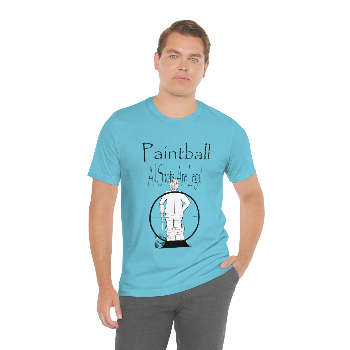 Paintball - All shots are legal - Funny Unisex Short Sleeve Tee