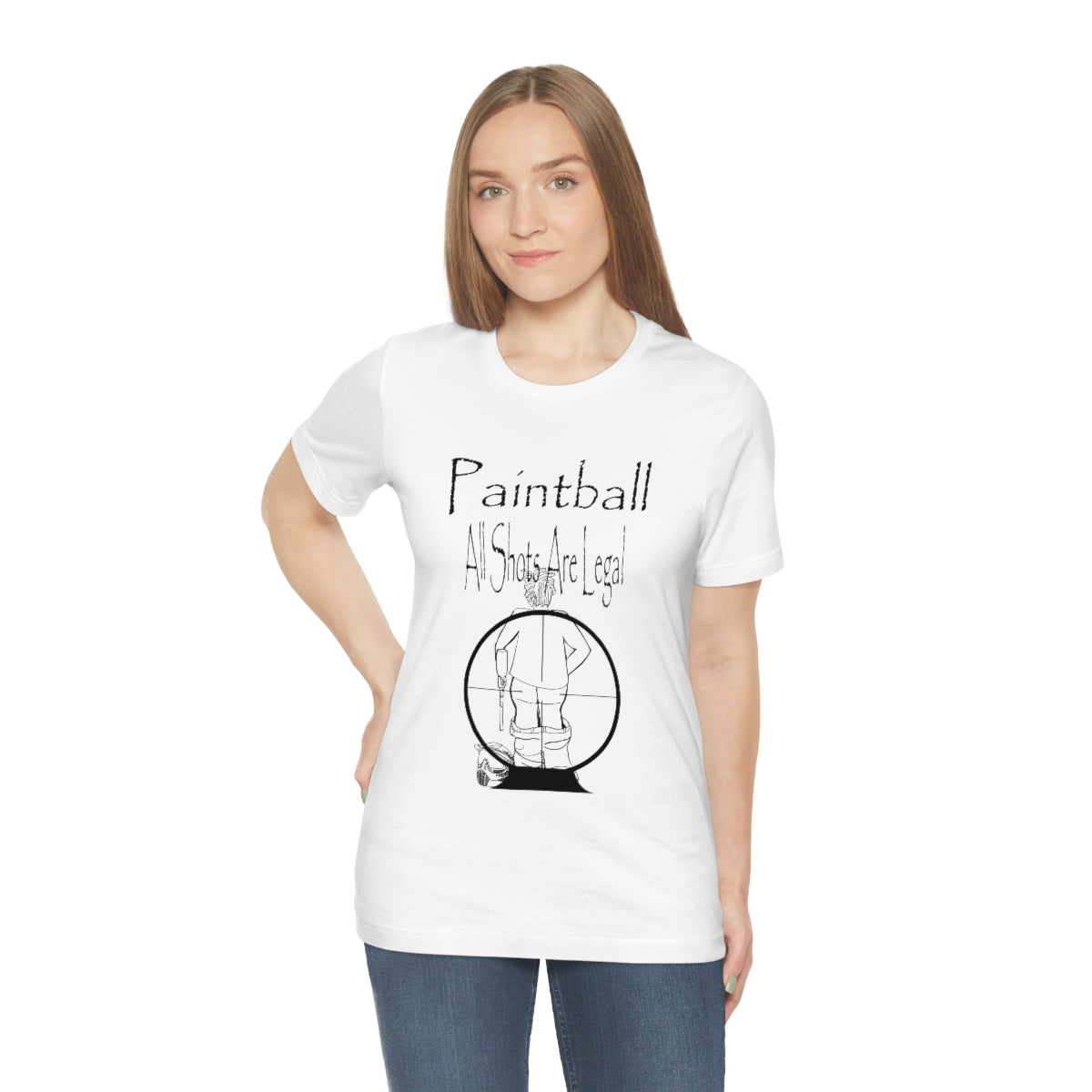 Paintball - All shots are legal - Funny Unisex Short Sleeve Tee