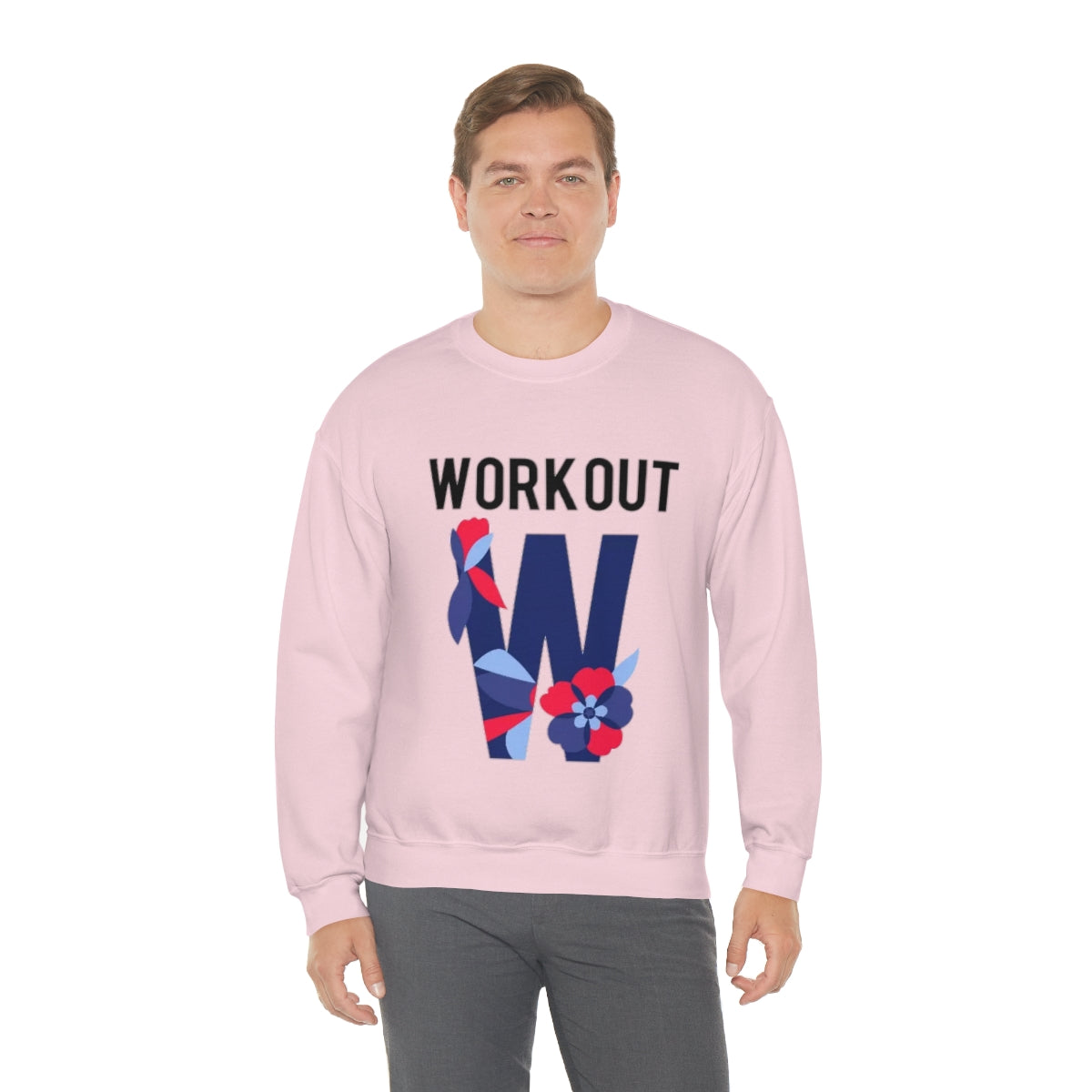 Workout - Designed - Unisex Heavy Blend Crewneck Sweatshirt
