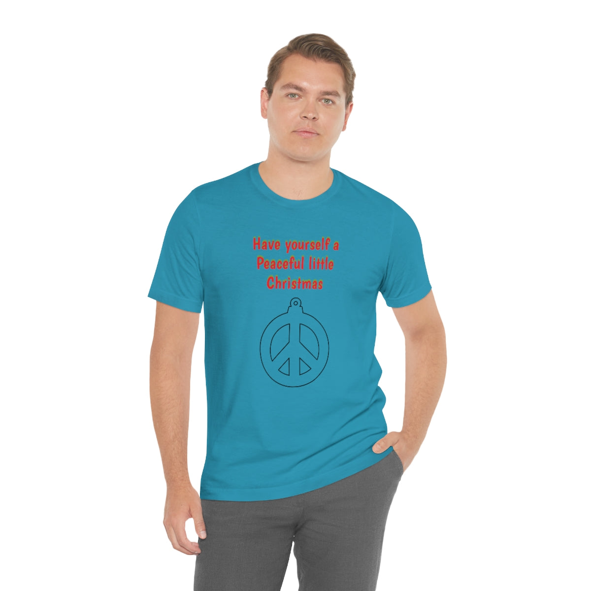 Have yourself a peaceful little Christmas - Unisex Jersey Short Sleeve Tee