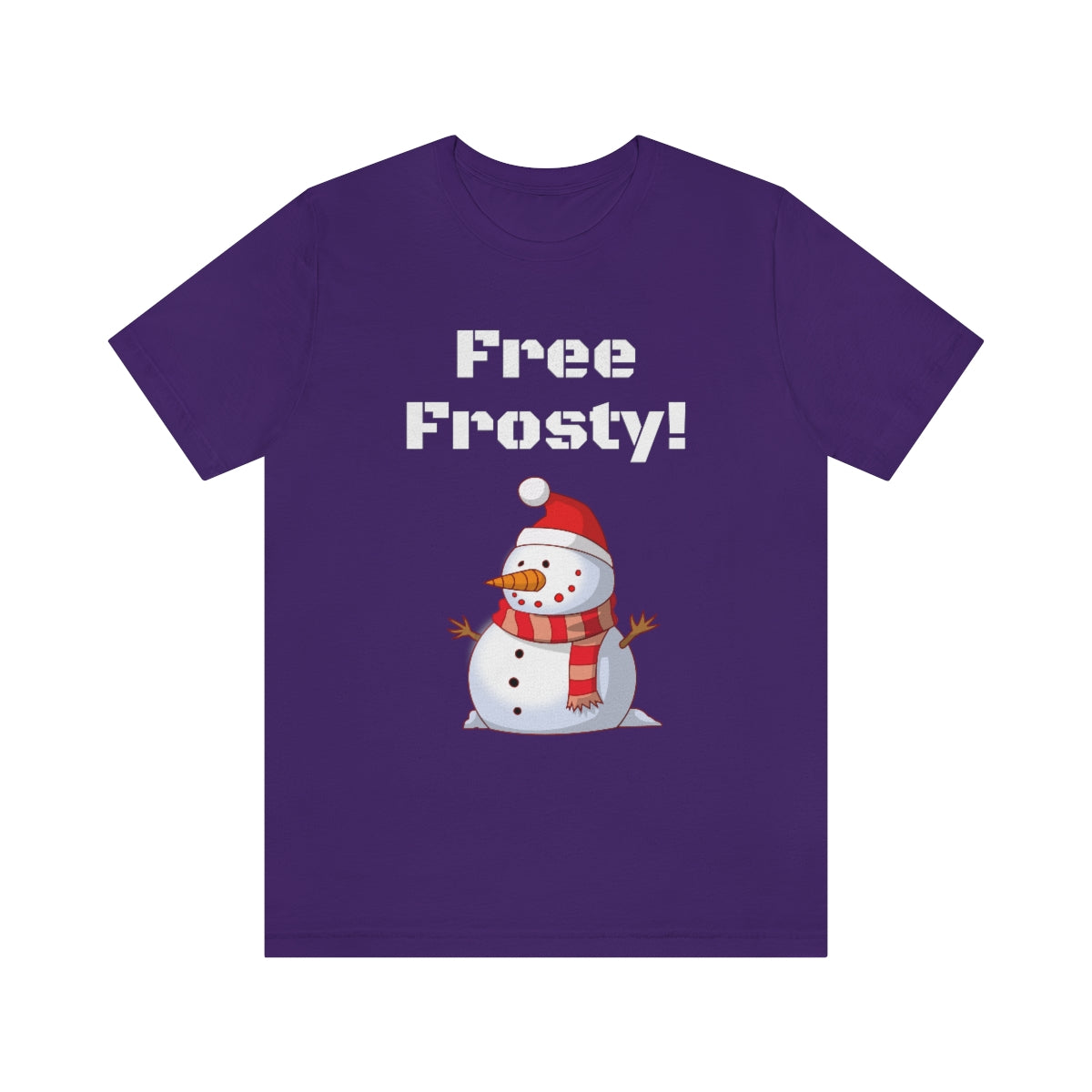 Free Frosty - Funny Fan - Unisex Short Sleeve Tee - CrazyTomTShirts