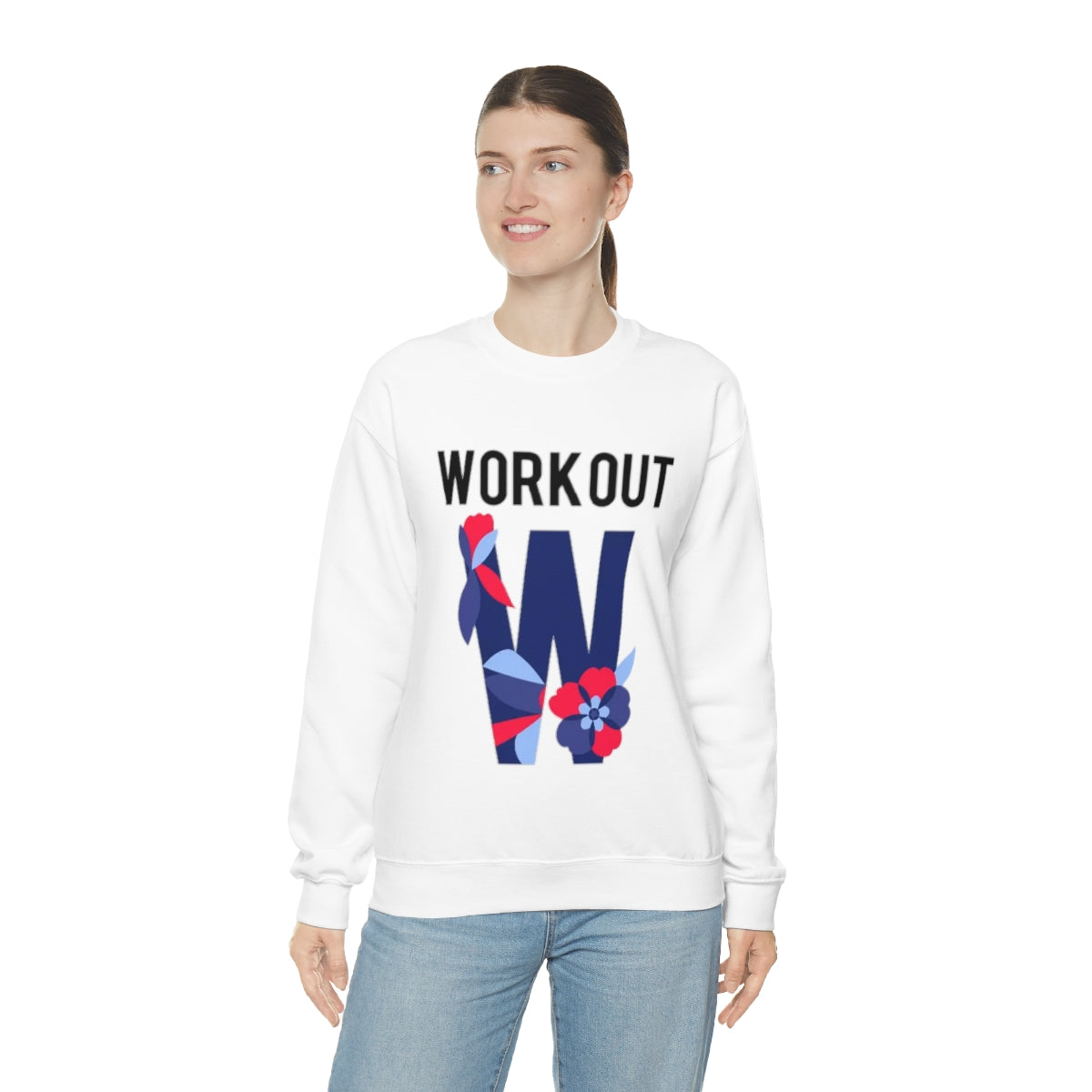 Workout - Designed - Unisex Heavy Blend Crewneck Sweatshirt