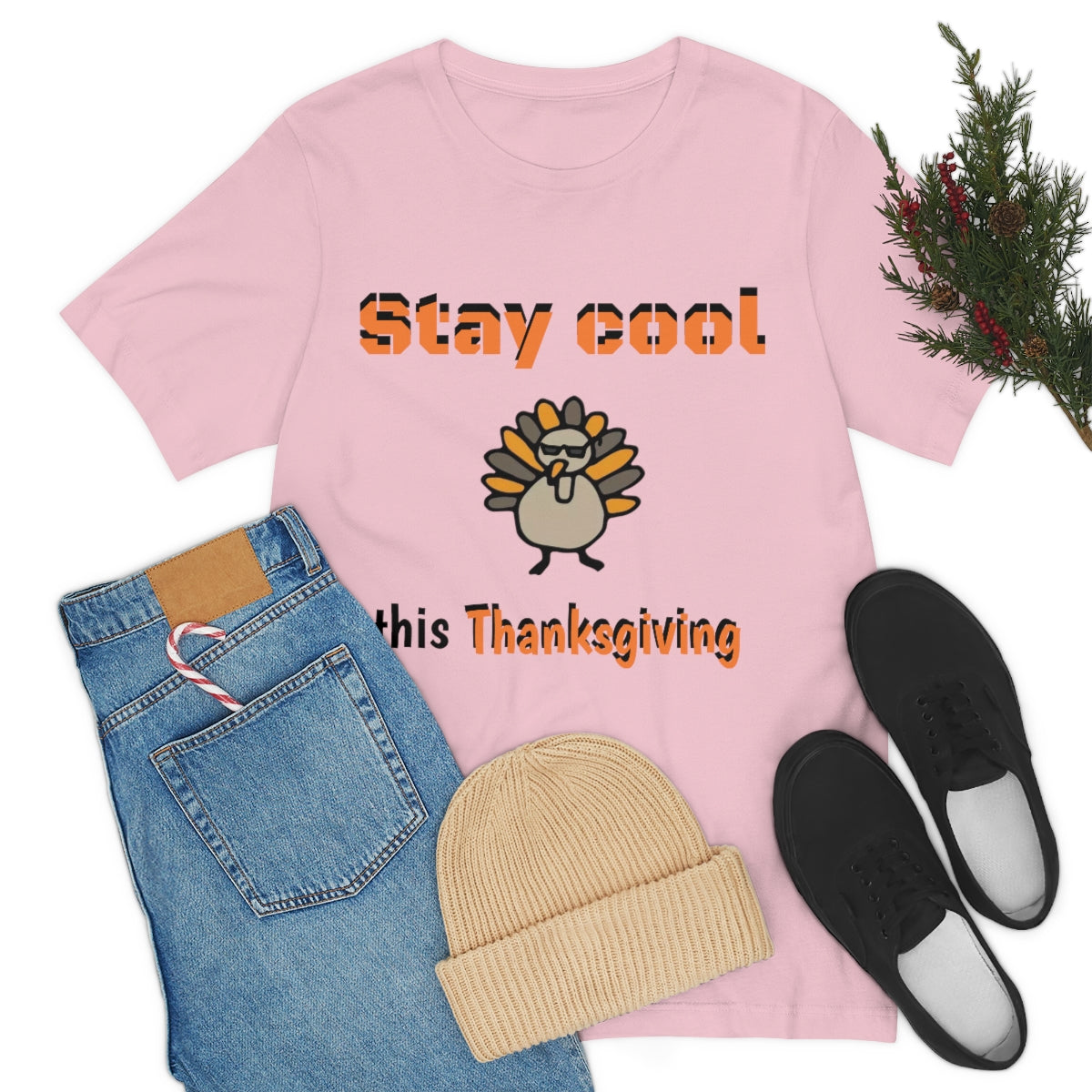 Stay Cool this Thanksgiving - Funny Holiday - Unisex Short Sleeve Tee