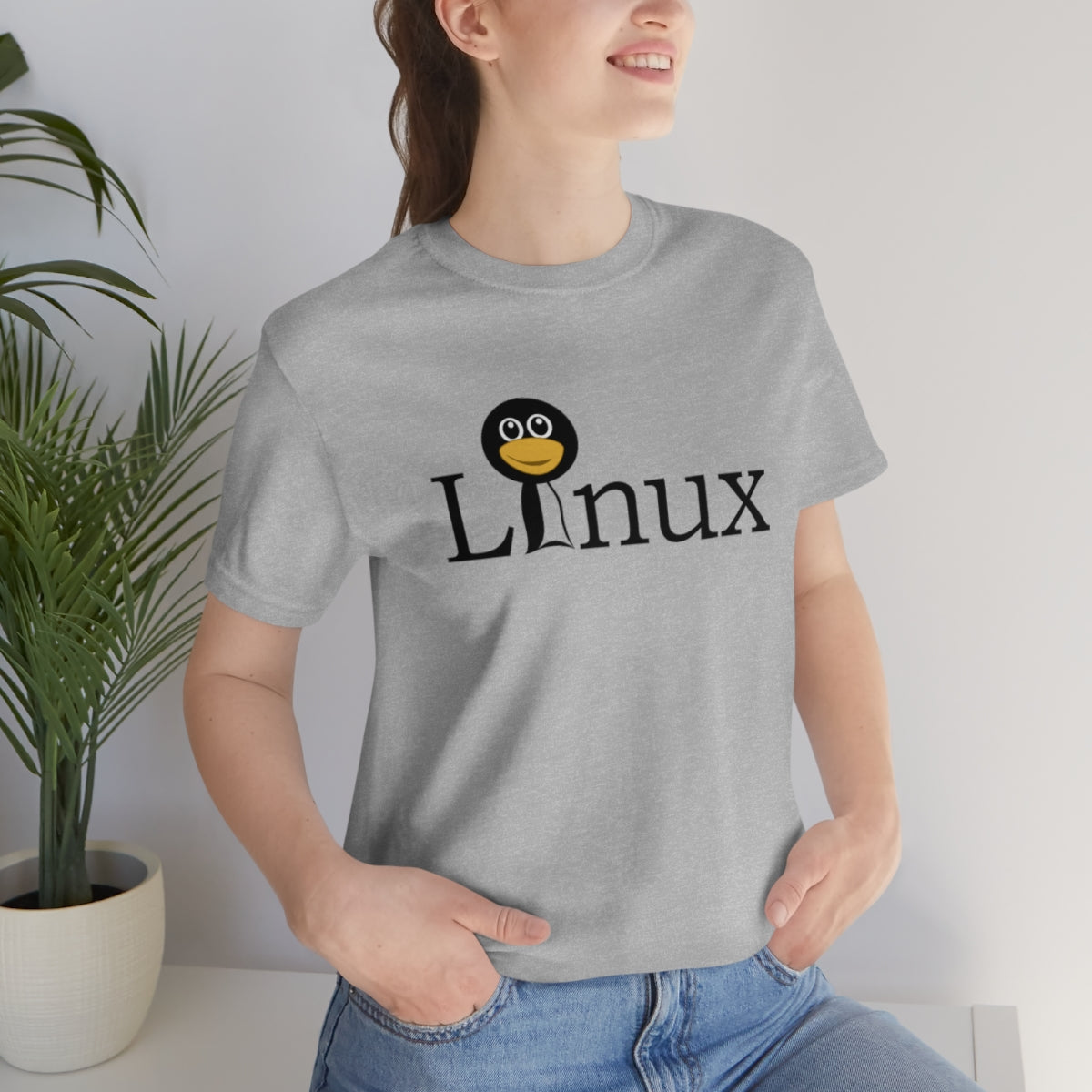 Linux - Funny Tech pinguin - Unisex Short Sleeve Tee