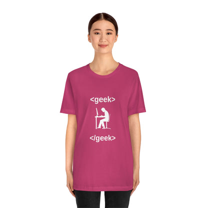 Geek code - Funny Tech - Unisex Short Sleeve Tee