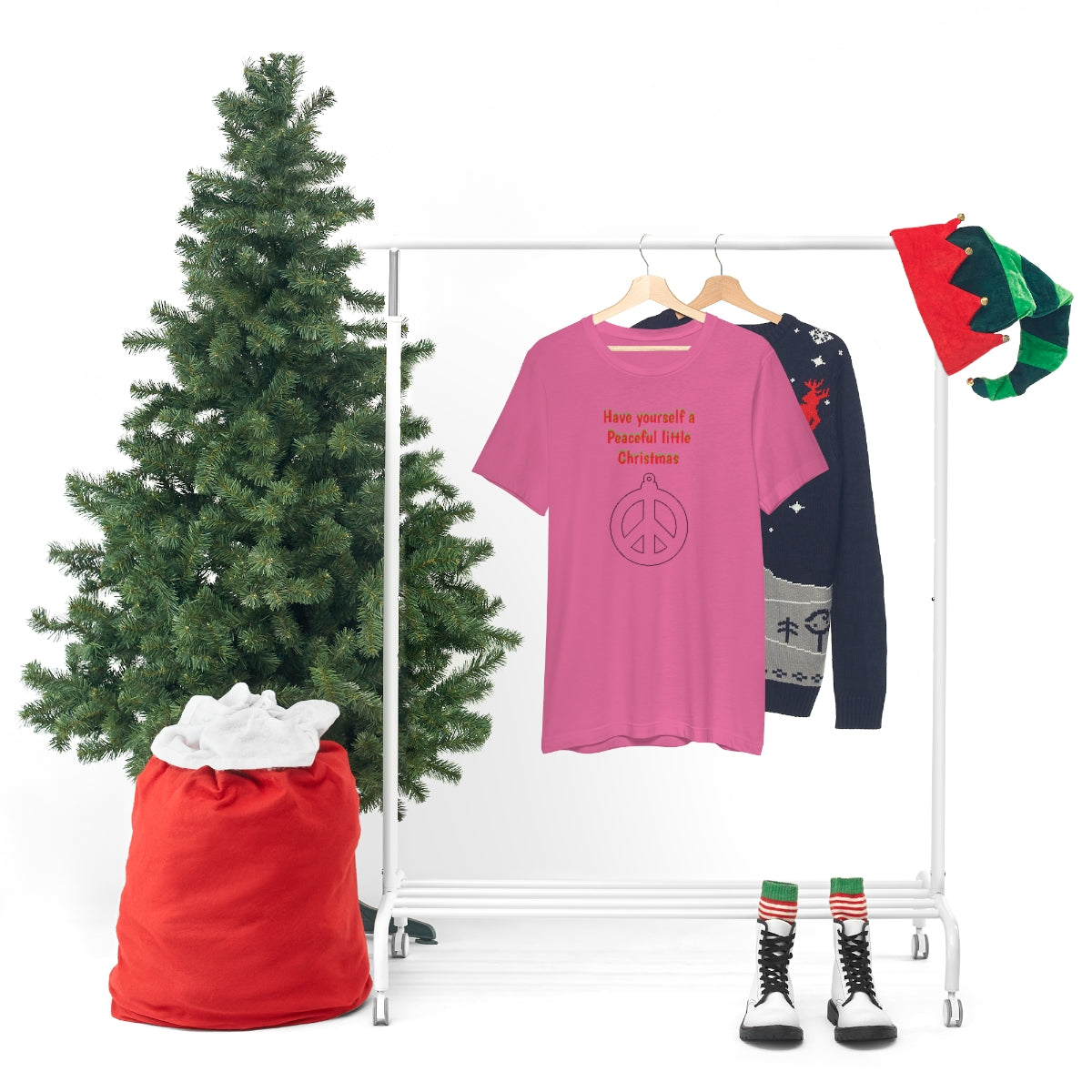 Have yourself a peaceful little Christmas - Unisex Jersey Short Sleeve Tee