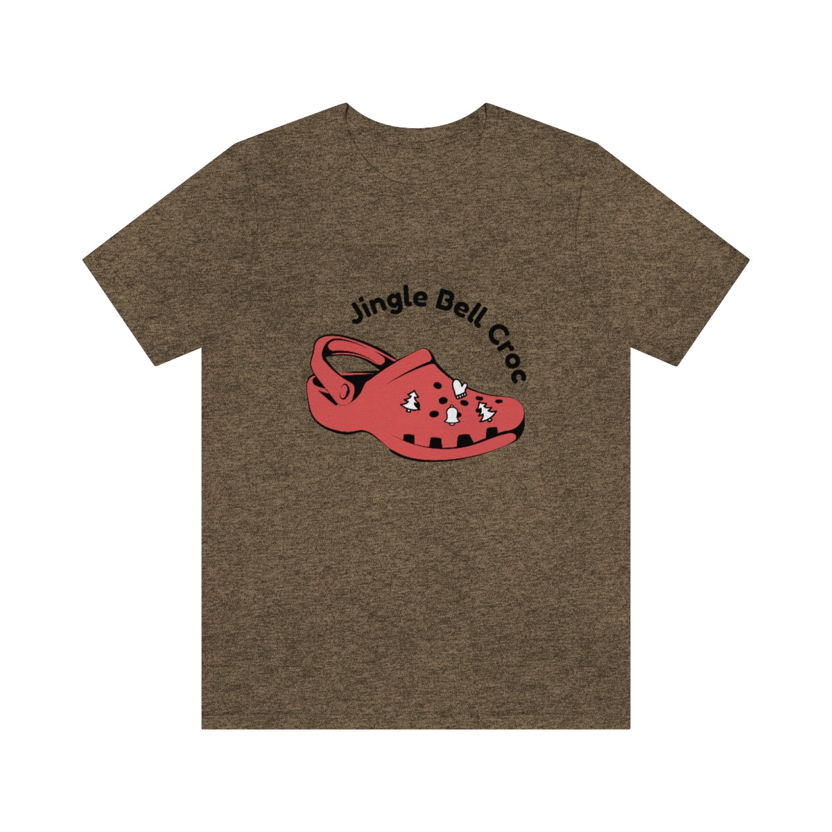 Jingle bell croc - Funny Christmas - Unisex Short Sleeve Tee - CrazyTomTShirts