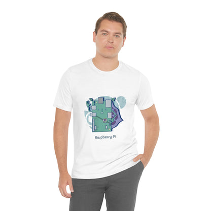 Raspberry pi - Funny Tech - Unisex Short Sleeve Tee