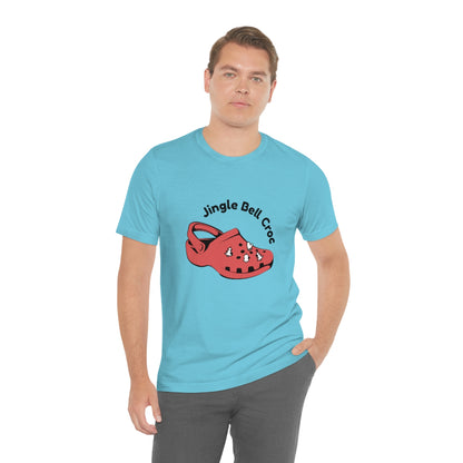 Jingle bell croc - Funny Christmas - Unisex Short Sleeve Tee - CrazyTomTShirts