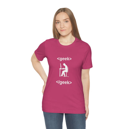 Geek code - Funny Tech - Unisex Short Sleeve Tee