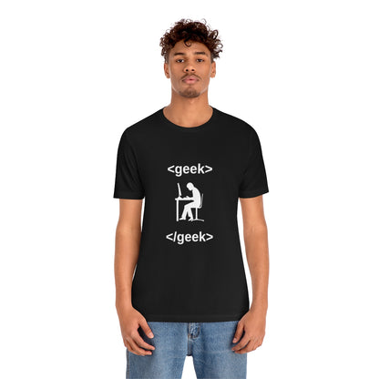 Geek code - Funny Tech - Unisex Short Sleeve Tee