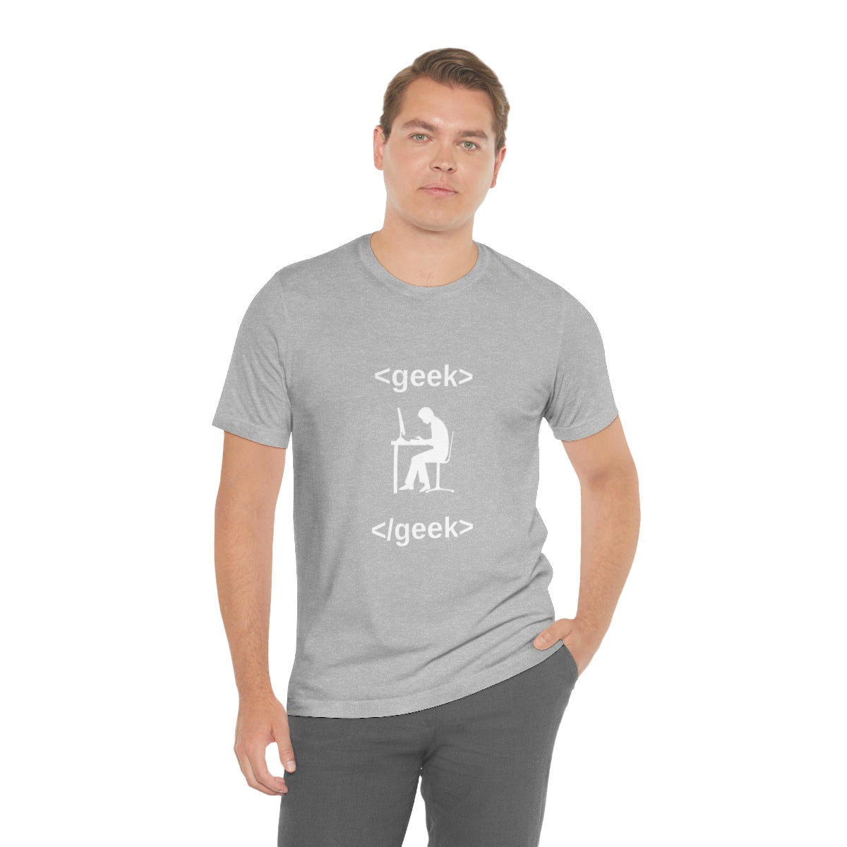 Geek code - Funny Tech - Unisex Short Sleeve Tee