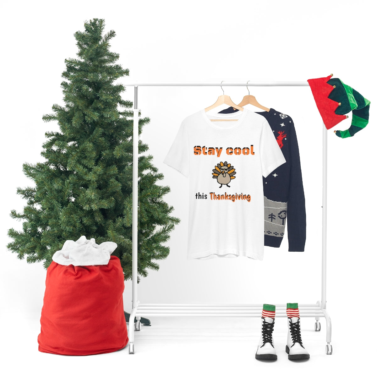 Stay Cool this Thanksgiving - Funny Holiday - Unisex Short Sleeve Tee