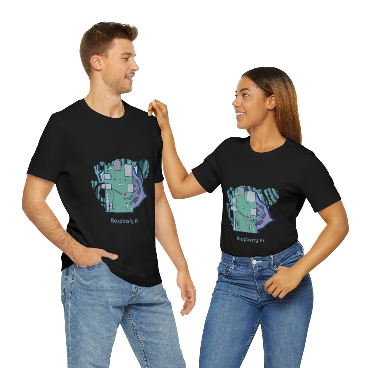 Raspberry pi - Funny Tech - Unisex Short Sleeve Tee