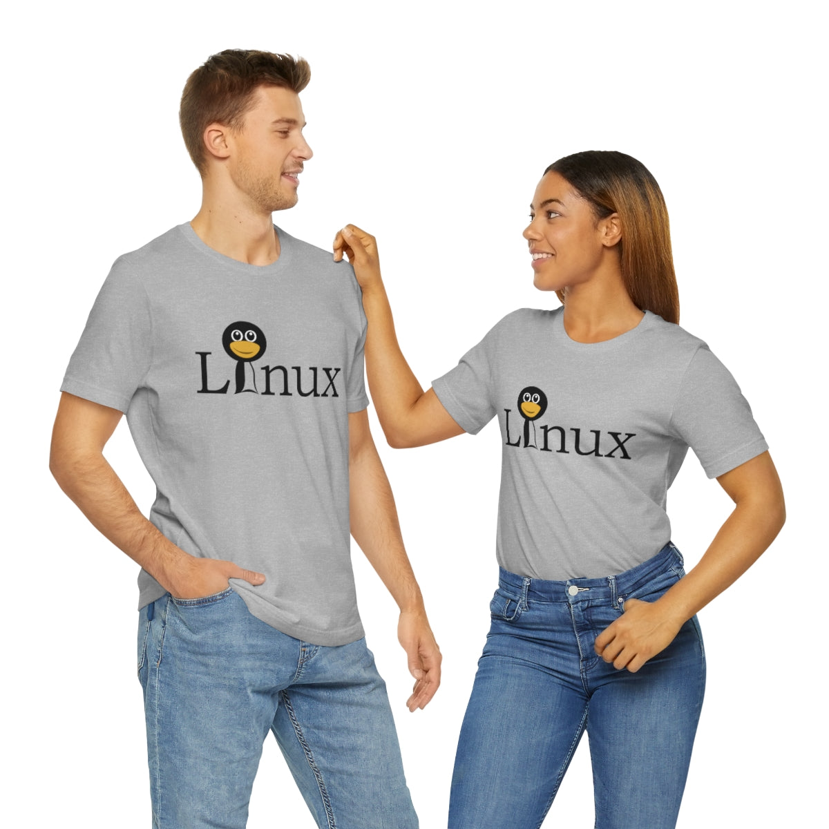 Linux - Funny Tech pinguin - Unisex Short Sleeve Tee