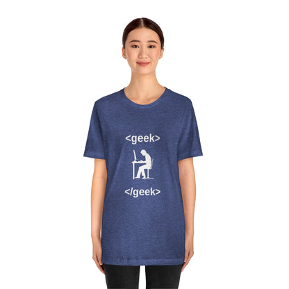 Geek code - Funny Tech - Unisex Short Sleeve Tee