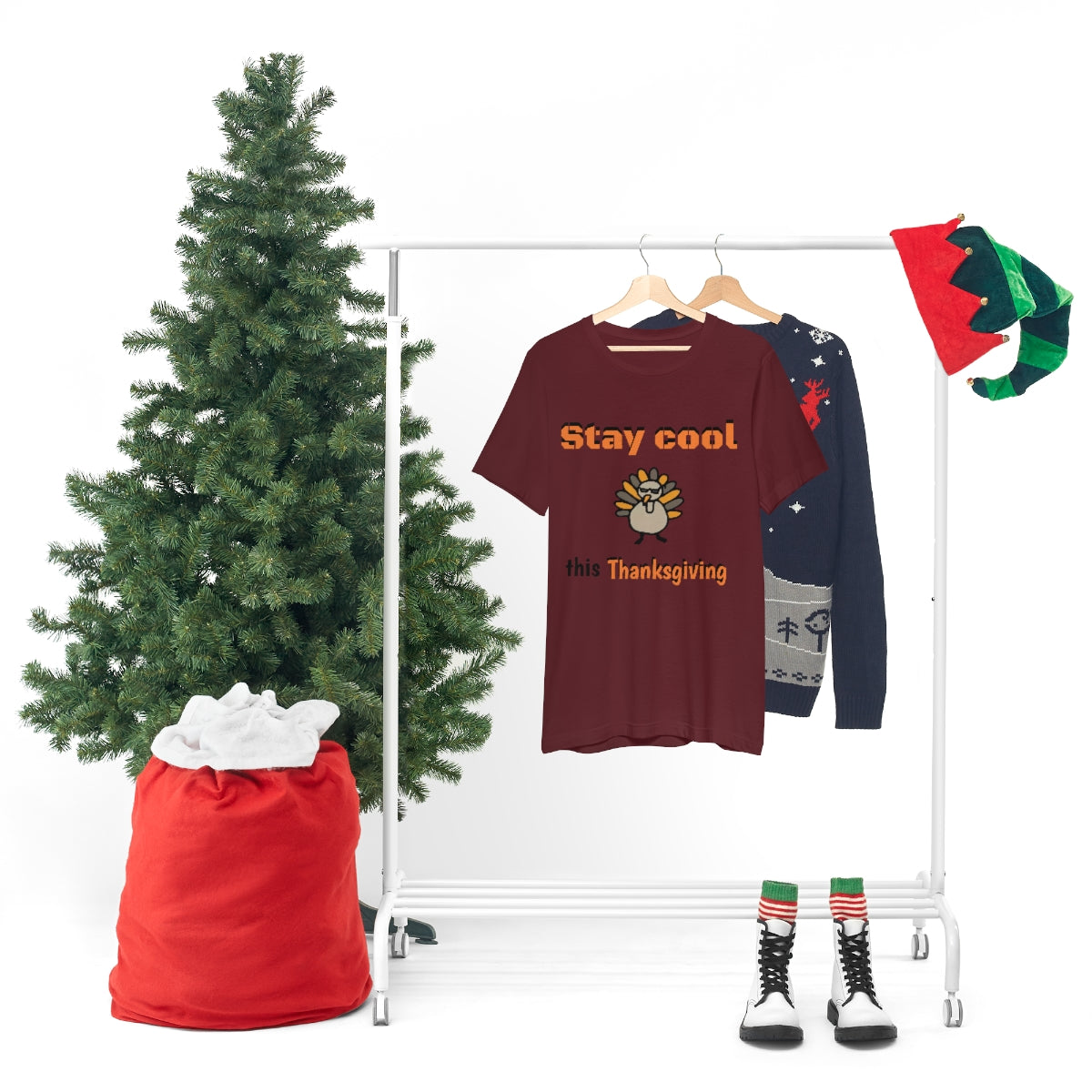 Stay Cool this Thanksgiving - Funny Holiday - Unisex Short Sleeve Tee